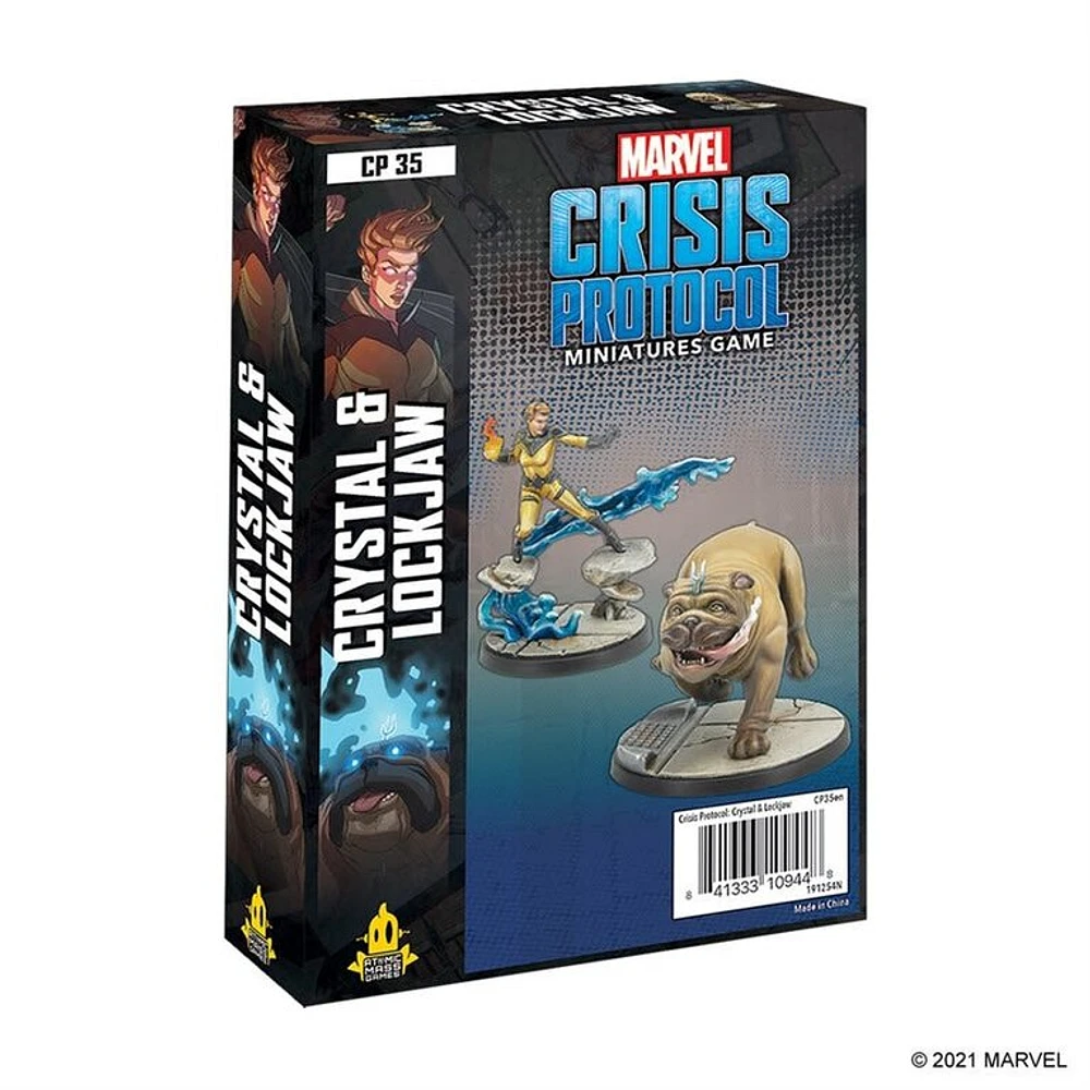 Marvel Crisis Protocol - Crystal and Lockjaw (Anglais)