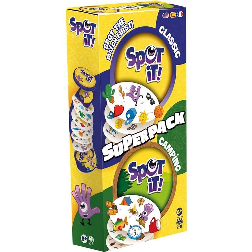 Spot it - Super Pack - Classic et camping (Multilingual)