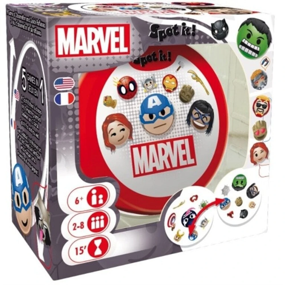 Spot It! - Marvel Emojis (Multilingue) (Dobble)