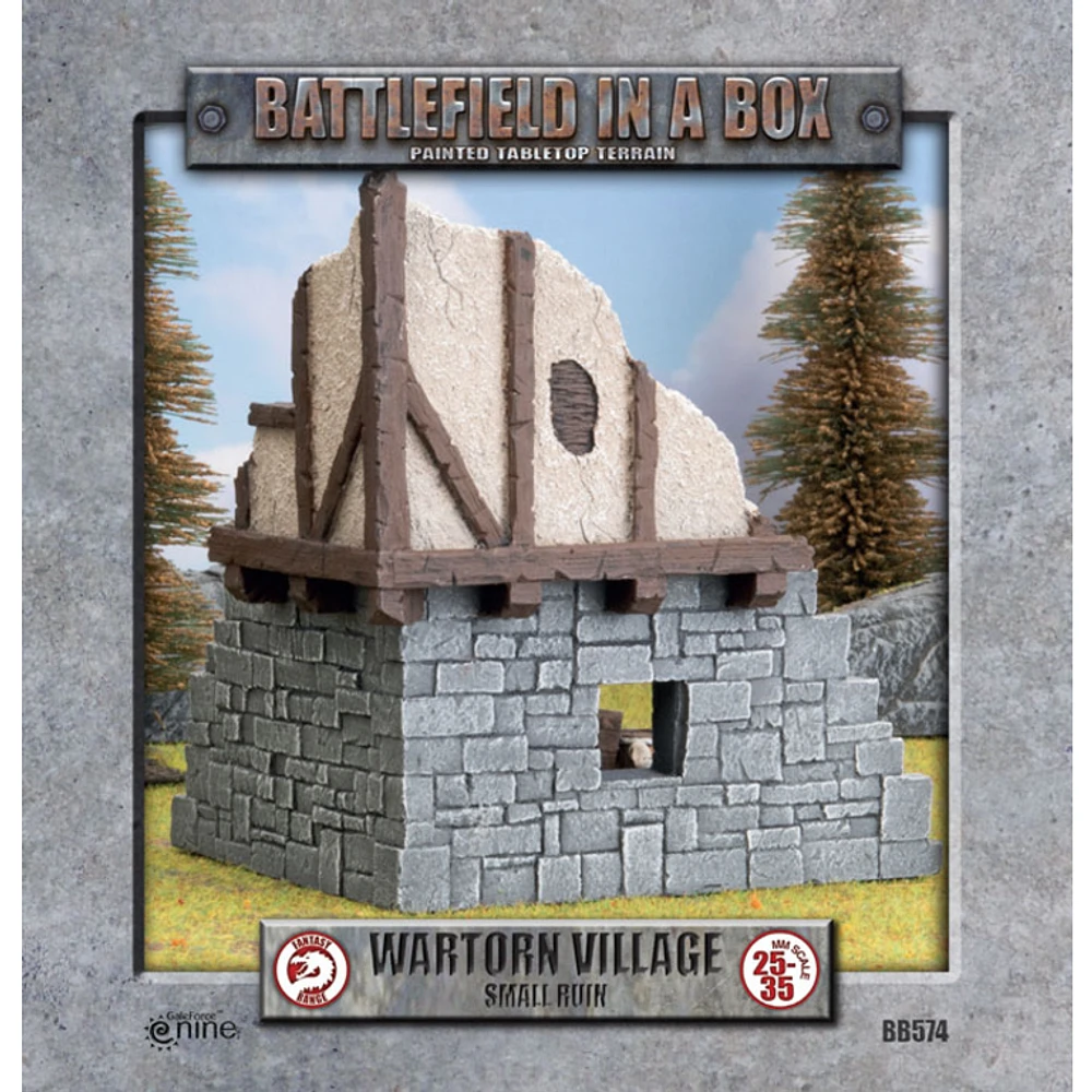 Battlefield in a Box - Wartorn Village - Small Ruin