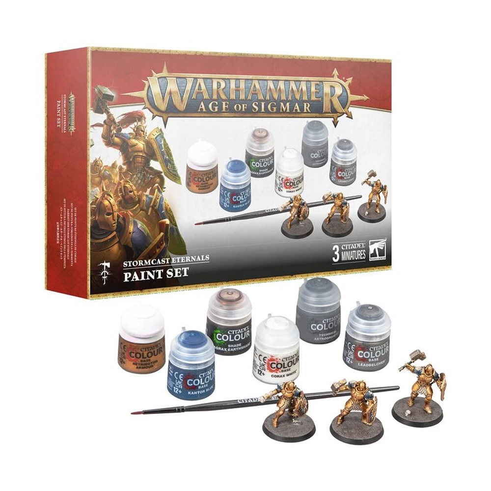 Warhammer Age Of Sigmar - Stormcast Eternals + Paint Set [PRÉCOMMANDE]