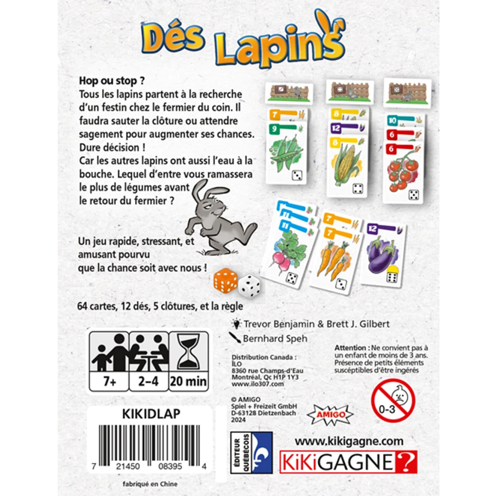 Dés lapins (Français)