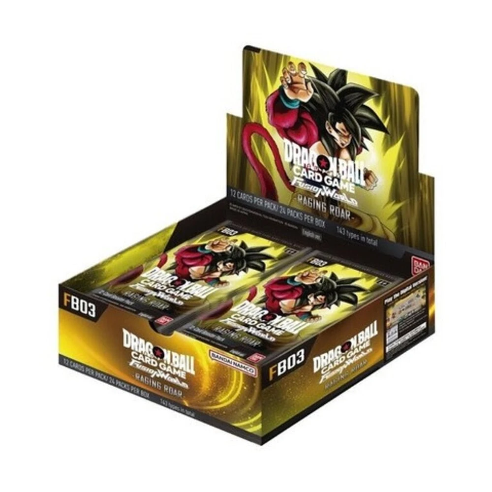 Dragon Ball Super TCG - Fusion World 3 - Raging Roar - Booster Box (Anglais)*