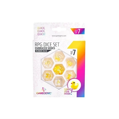 (Gamegenic) Embraced Series RPG Set - 7 Piece Set - Rubber Duck