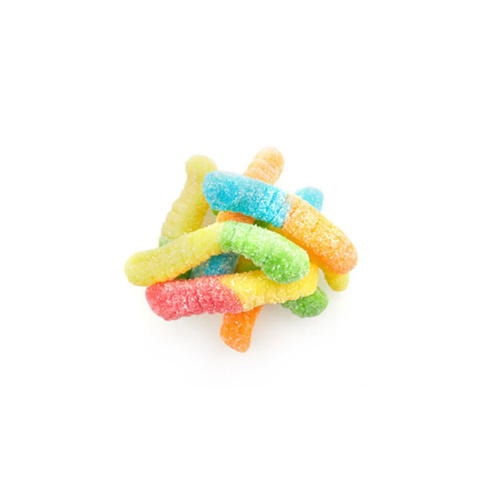 Mini Sours Neon Worms (2.04Kg)