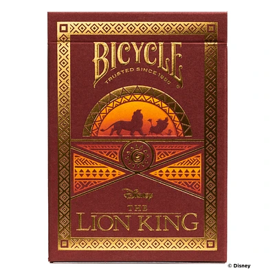 Cartes à jouer - Bicycle - Roi lion