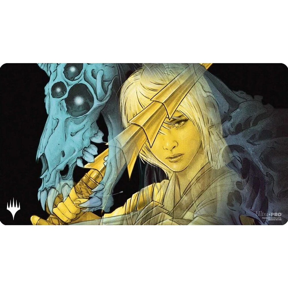 (UP) - Playmat - Duskmourn - The Wandering Rescuer*