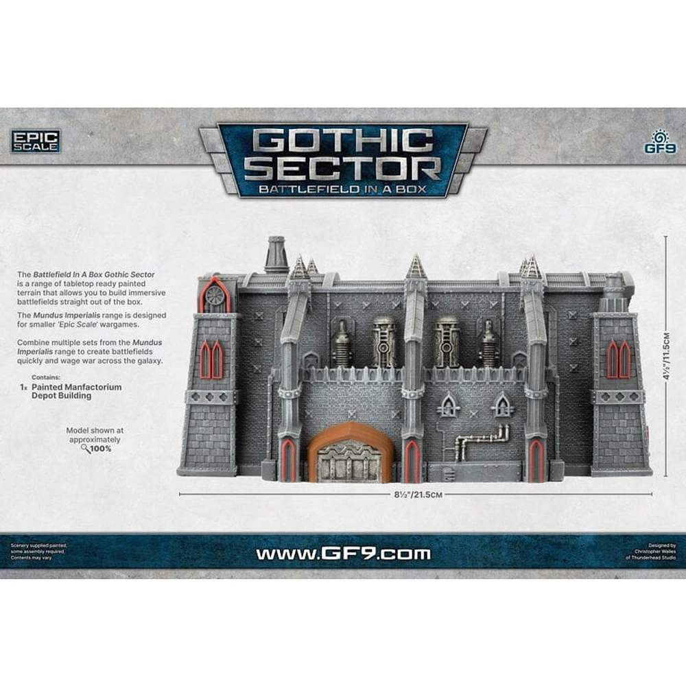 Galeforce Nine Battlefield in a Box - Gothic Sector - Mundus Imperialis - Manufactorium Depot