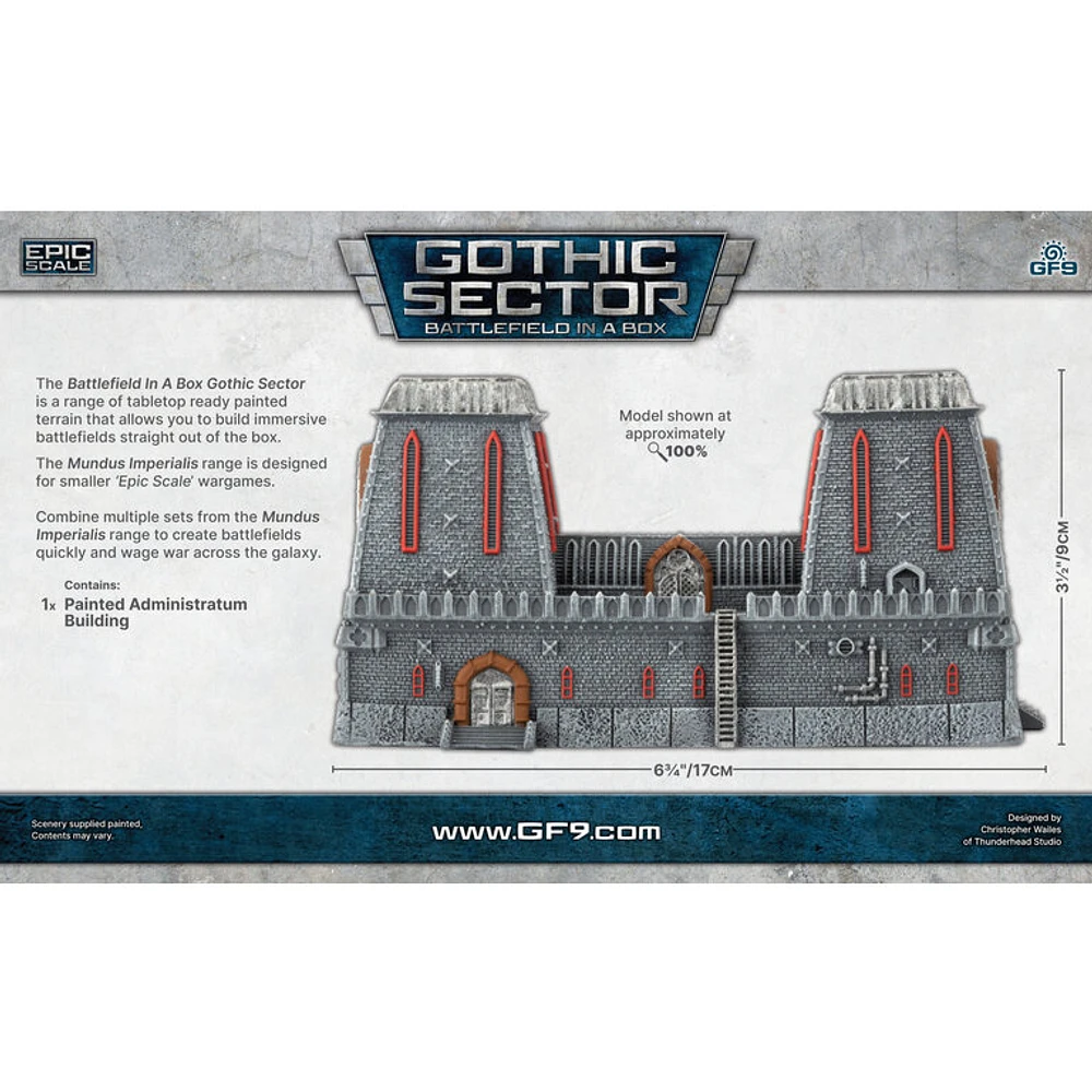 Galeforce Nine Battlefield in a Box - Gothic Sector - Mundus Imperialis - Administratum