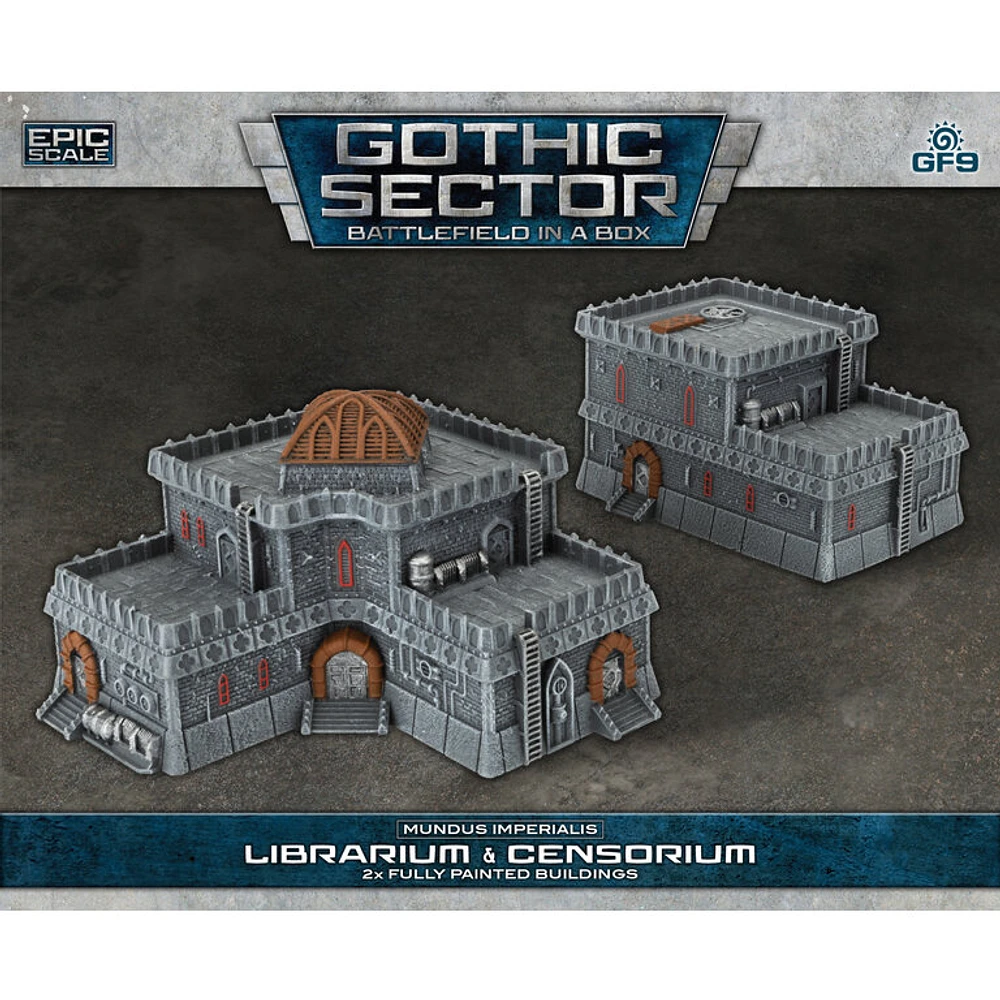 Galeforce Nine Battlefield in a Box - Gothic Sector - Mundus Imperialis - Librarium & Censorium