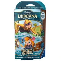 Disney Lorcana - La mer d'Azurite - Deck de démarrage - Émeraude/Saphir (Français)