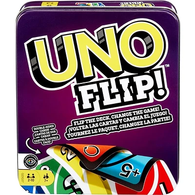 Uno - Flip - Boîte en métal (Multilingual)