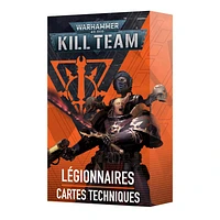 Kill Team - Chaos Space Marine Legionaries Datacards (Français)
