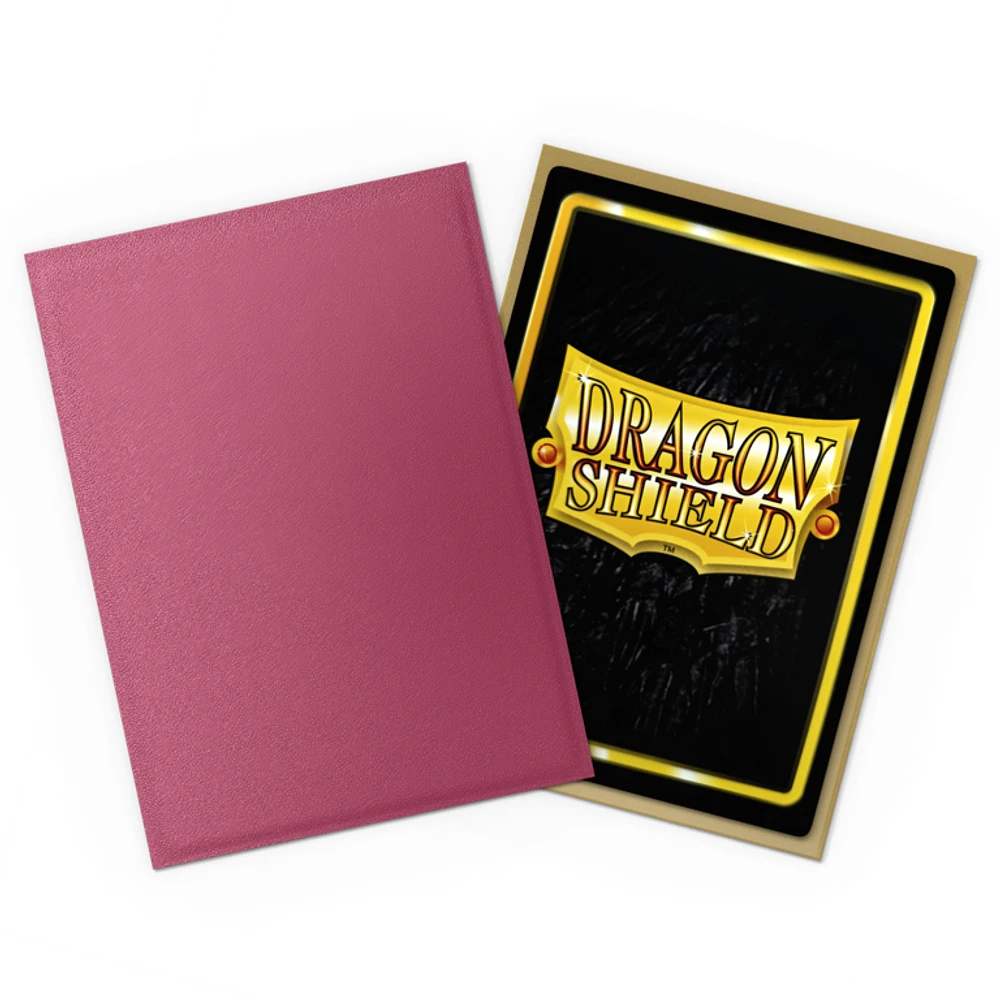 (Dragon Shield) Matte Dual Sleeves - Red Gold Special Anniversary - 100 Unités - 63mm x 88mm