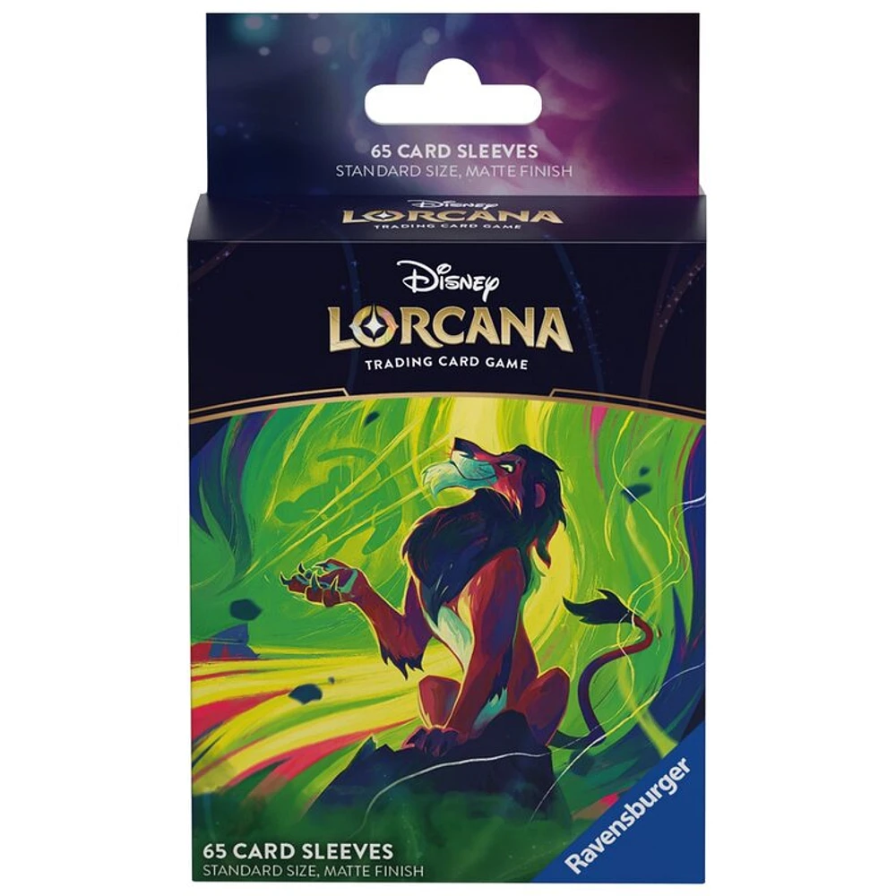 Disney Lorcana - Matte Sleeves A Set 6 - Standard Size - 65 unités - Scar