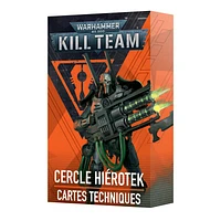 Kill Team - Hierotek Circle Datacards (Français) [PRÉCOMMANDE]