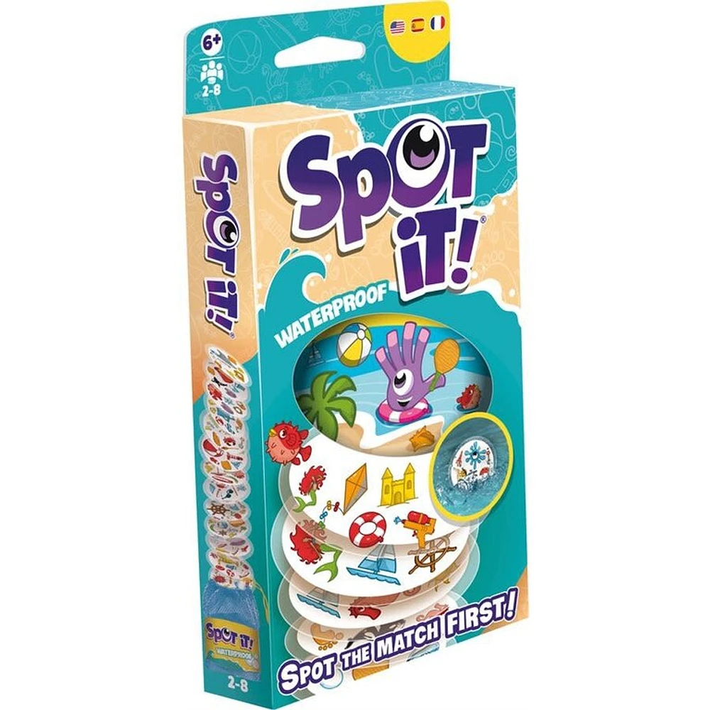 Spot It! - Waterproof - Nouvelle boîte (Multilingue)