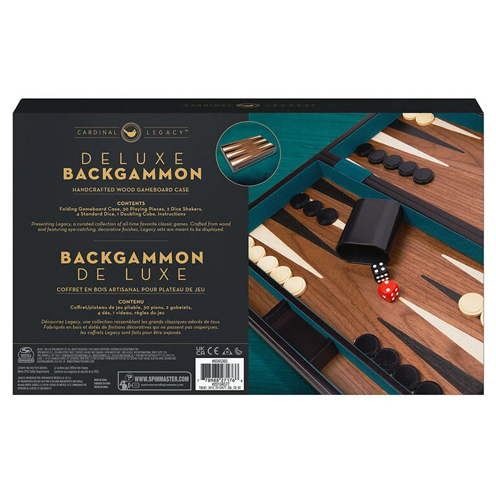 Backgammon deluxe - Collection Legacy (Multilingue)