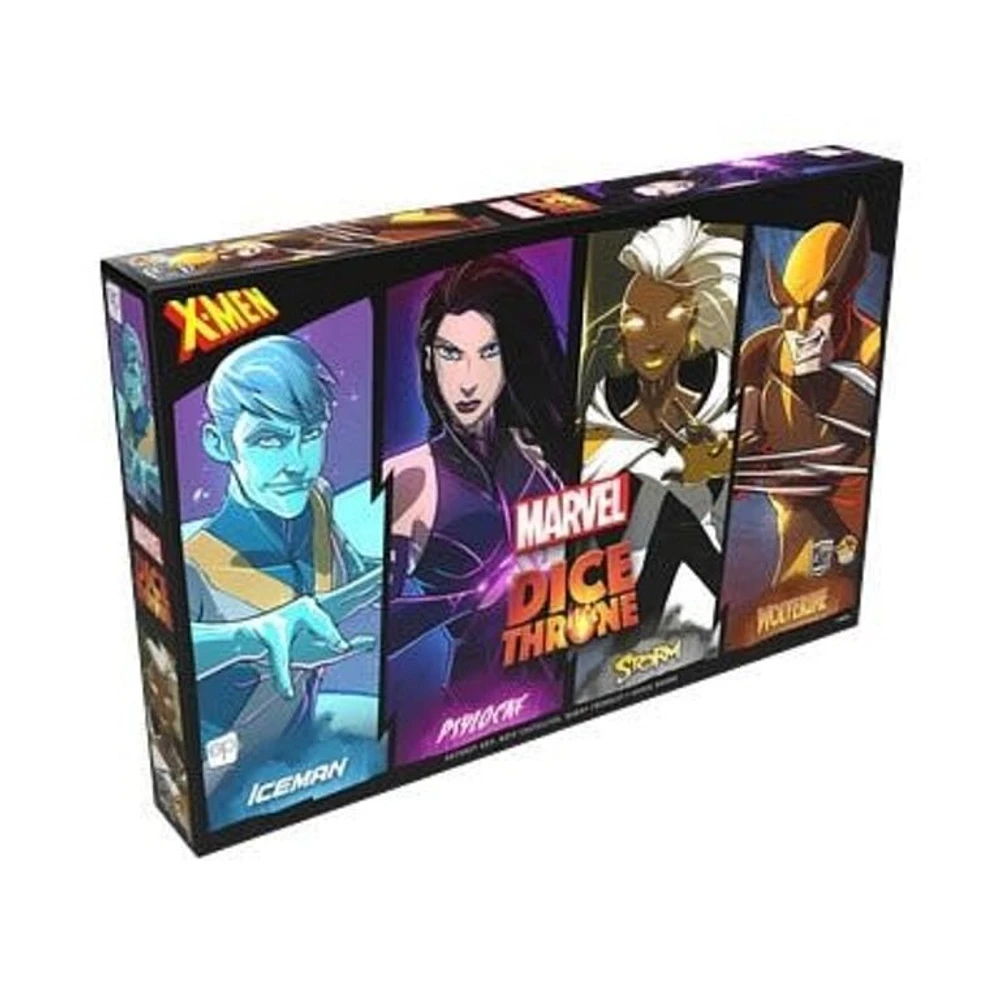 Dice Throne - Marvel X-Men - Iceman, Psylocke, Storm and Wolverine (En