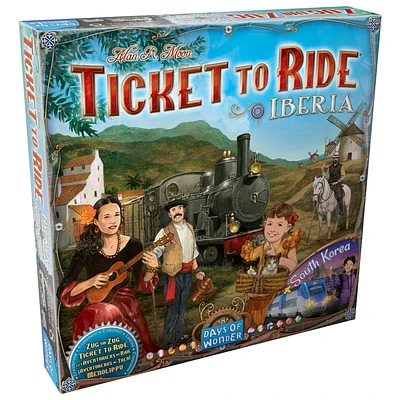 Ticket to Ride - Carte 8 - Iberia & South Korea (Multilingue)