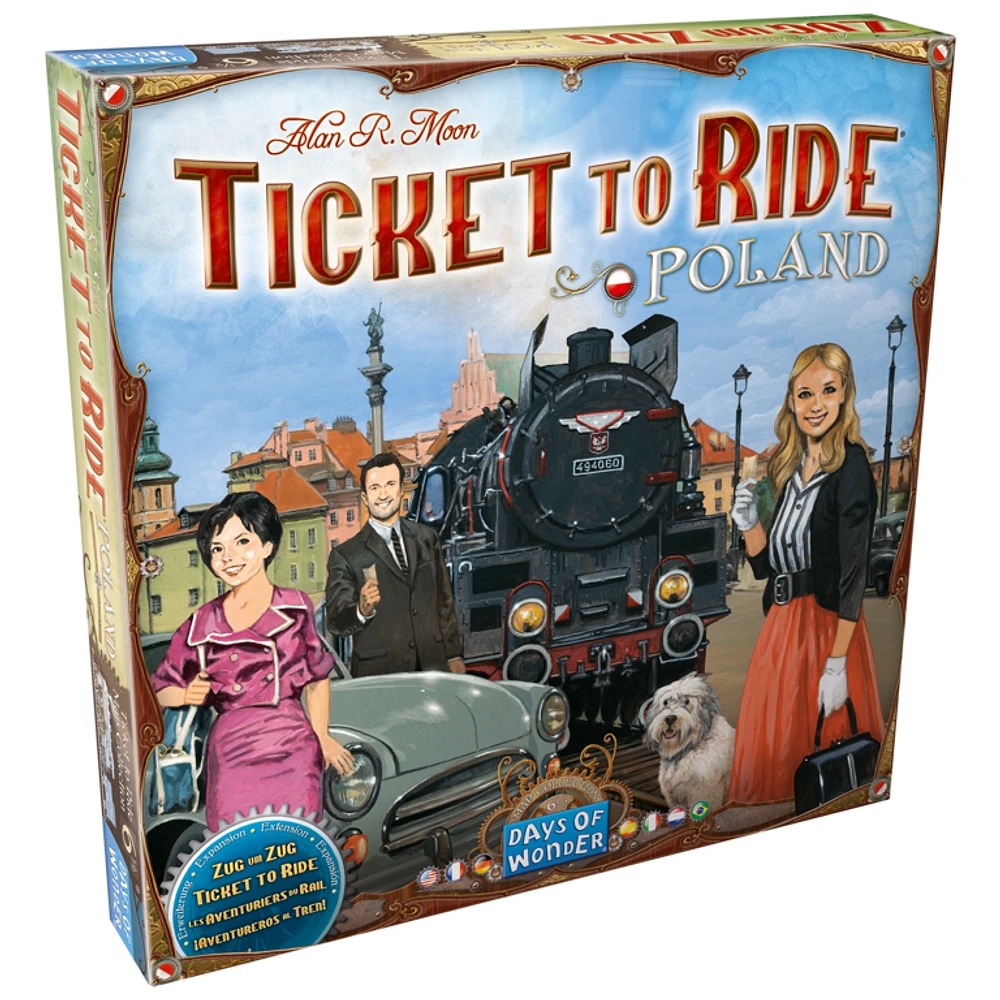 Ticket to Ride - Map #6.5 - Poland (Multilingual)