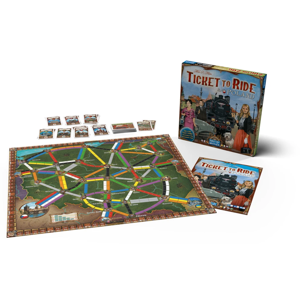 Ticket to Ride - Map #6.5 - Poland (Multilingual)