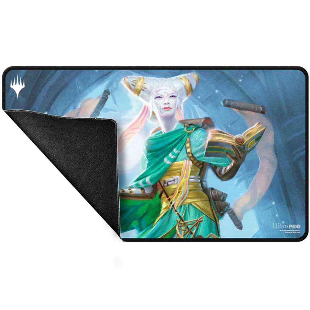 (UP) Playmat - Innistrad Remastered - Black Stitched - Tamiyo, Field Researcher*