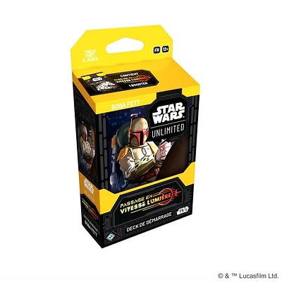 Star Wars Unlimited - Passage en vitesse lumière - Deck de démarrage - Boba Fett (Français)