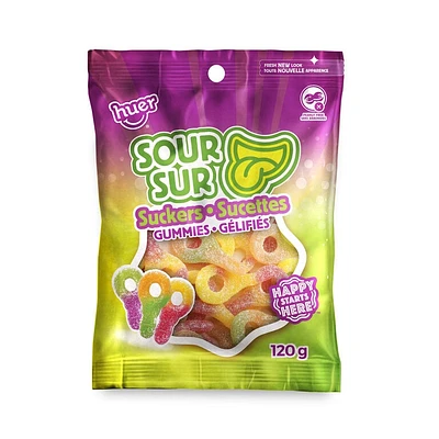 Sucettes sures - 120g