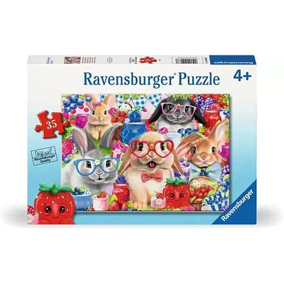 Lapins et petits fruits - 35 pièces