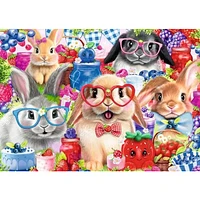 Lapins et petits fruits - 35 pièces