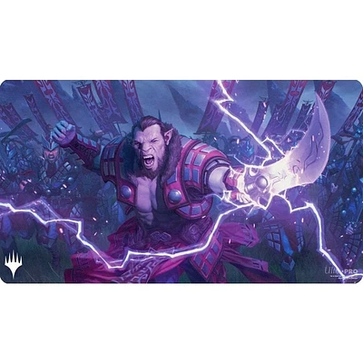 (UP) - Playmat - Return to Tarkir - Zurgo Stormrender*
