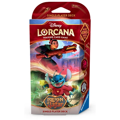 Disney Lorcana - Reign of Jafar - Starter Deck - Ruby/Steel (English) [PREORDER]