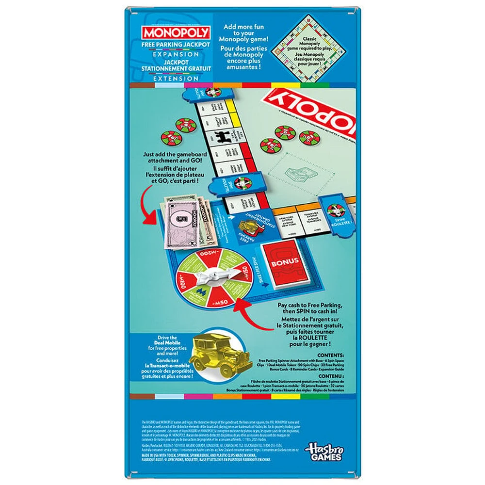Monopoly - Extension - Jackpot stationnement gratuit (Multilingue)