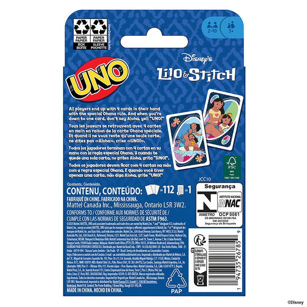 Uno - Lilo & Stitch (Multilingue)