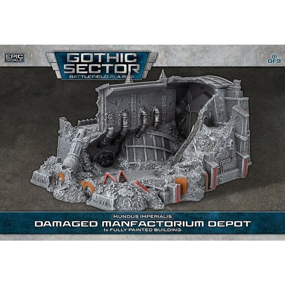 Battlefield in a Box - Gothic Sector - Mundus Imperialis - Damaged Manufactorium Depot