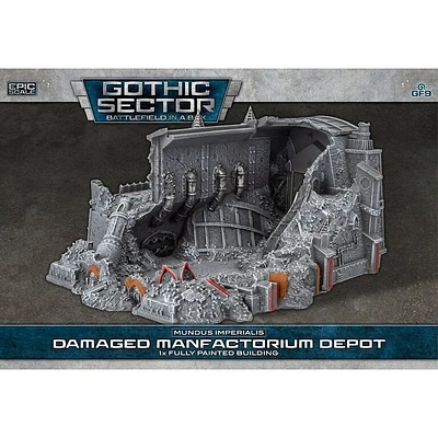 Battlefield in a Box - Gothic Sector - Mundus Imperialis - Damaged Manufactorium Depot