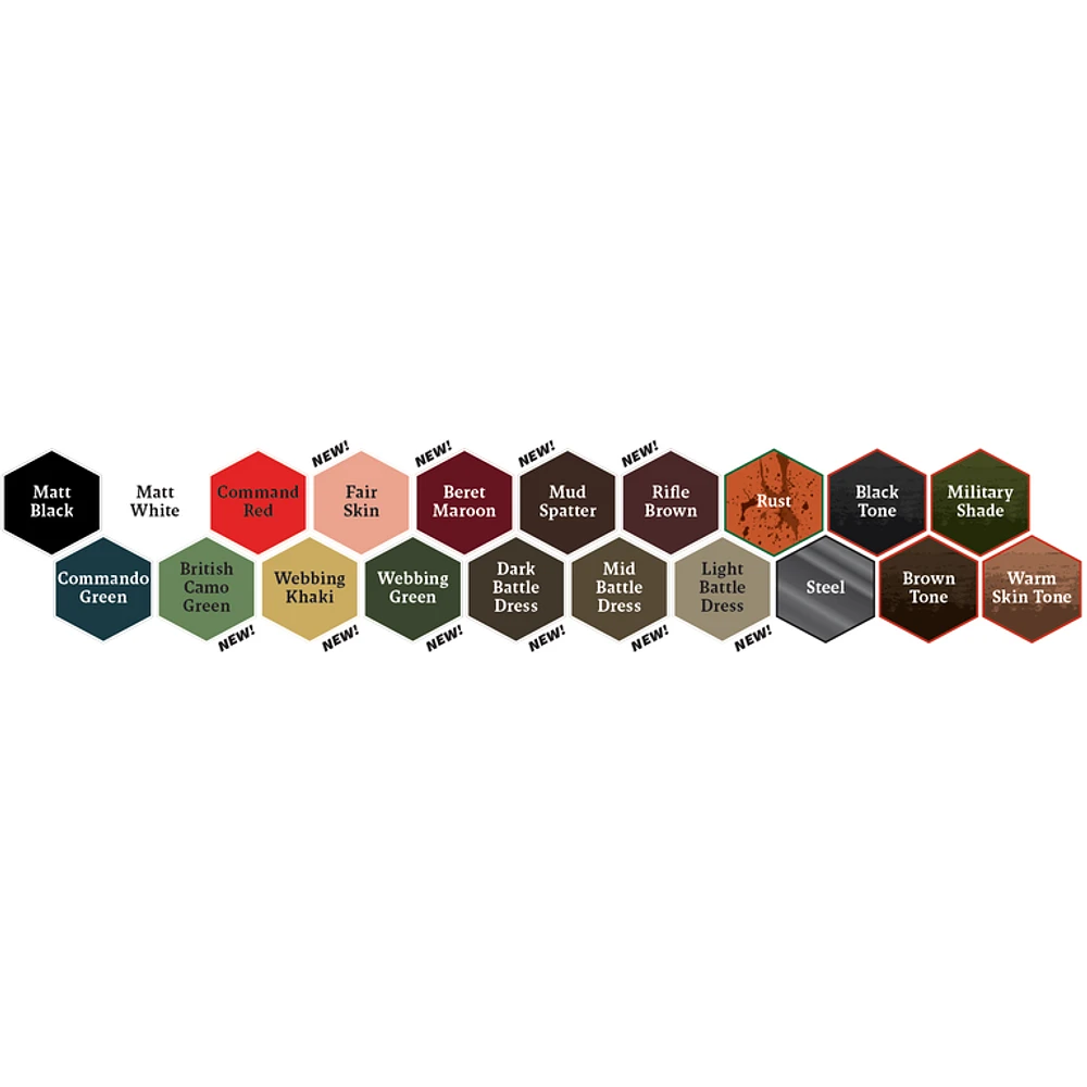 (AP) WWII Bristish - Paint Set