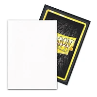 (Dragon Shield) Matte Dual Sleeves - Snow - 100 Unités - 63mm x 88mm