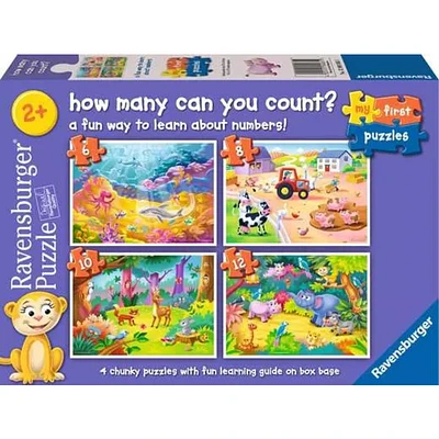 How Many Can You Count - 6,8,10 et 12 pièces