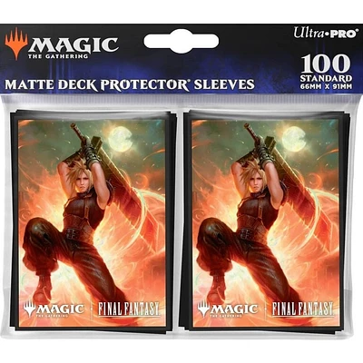 (UP) MTG Sleeves - Cloud, Ex-Soldier (Commander) - 100 Unités - 63.5mm x 89mm*