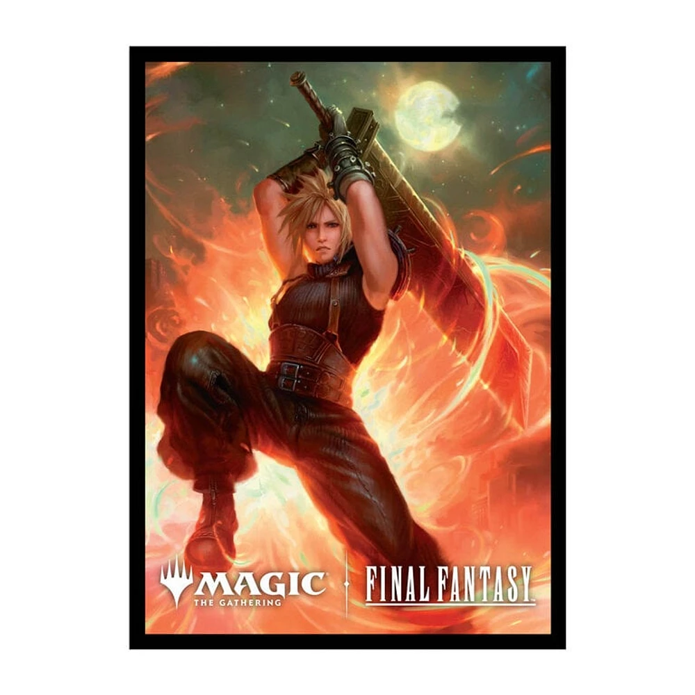 (UP) MTG Sleeves - Cloud, Ex-Soldier (Commander) - 100 Unités - 63.5mm x 89mm*