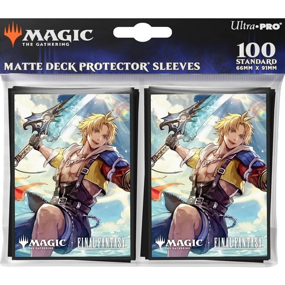 (UP) MTG Sleeves - Tidus, Yuna's Guardian (Commander) - 100 Unités - 63.5mm x 89mm*