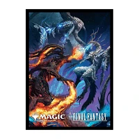 (UP) MTG Sleeves - Bahamut and Ifrit - 100 Unités - 63.5mm x 89mm*