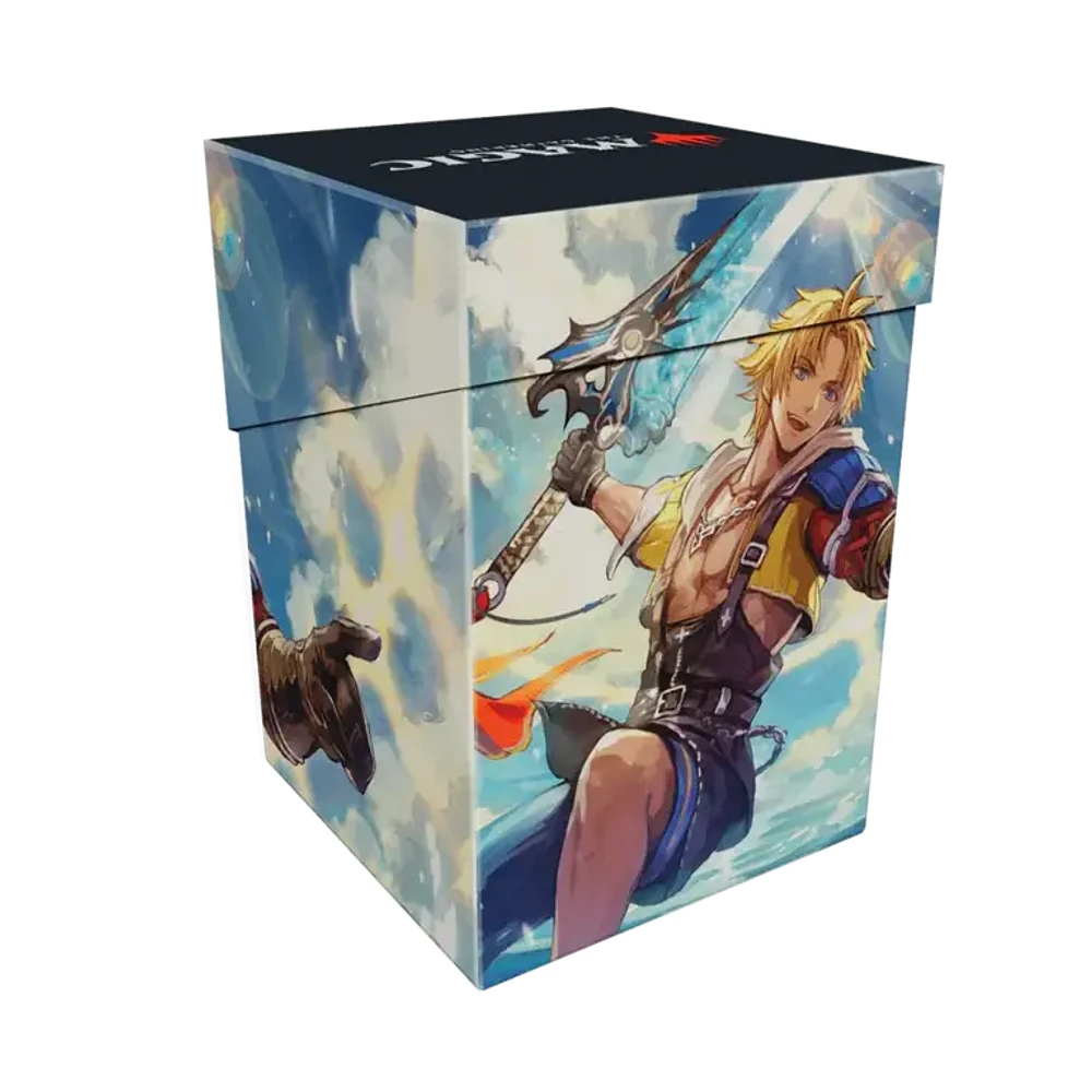 (UP) - MTG 100+ Deck Box - Tidus, Yuna's Guardian (Commander)*