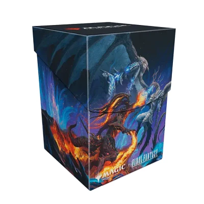 (UP) - MTG 100+ Deck Box - Bahamut and Ifrit*