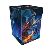(UP) - MTG 100+ Deck Box - Bahamut and Ifrit*