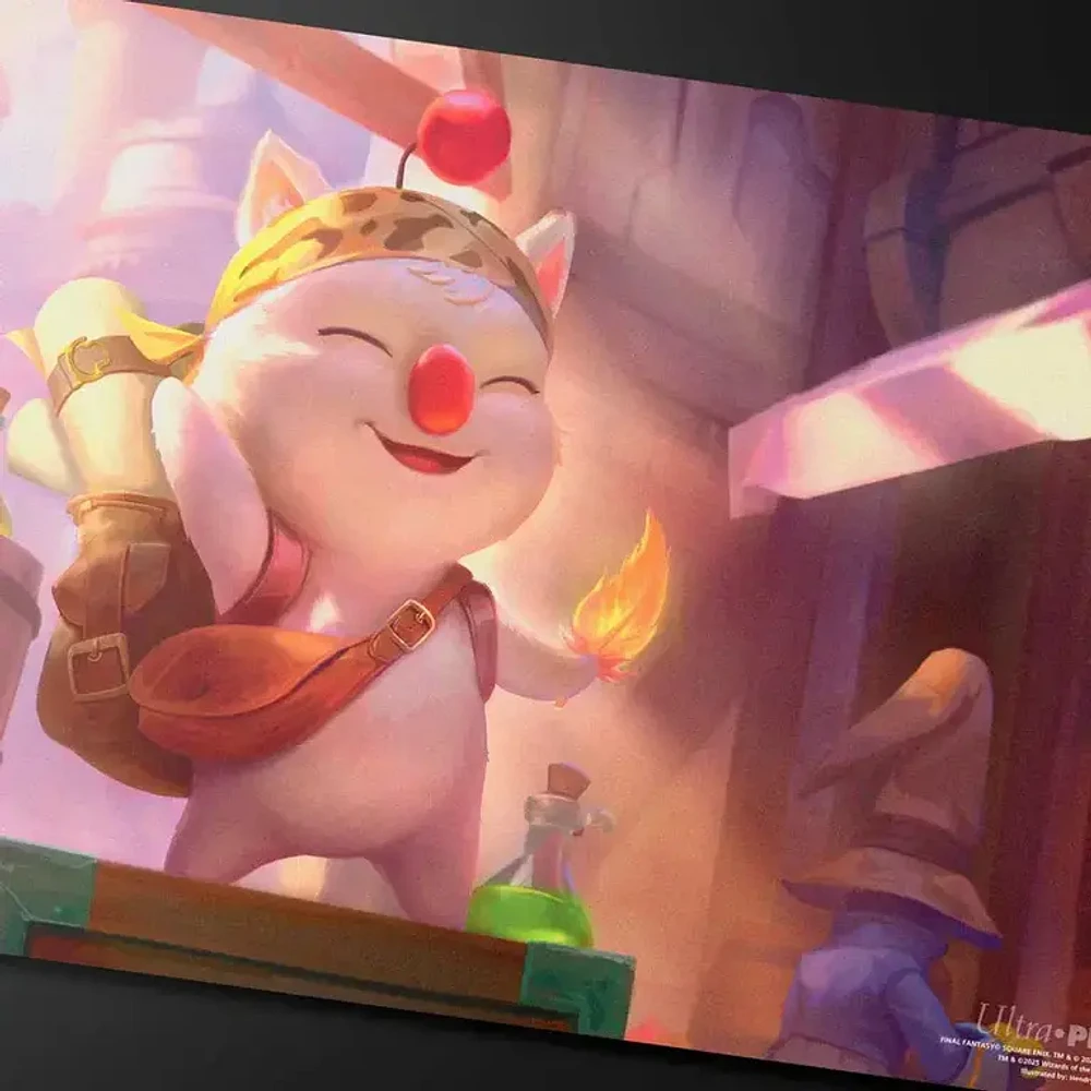 (UP) - Playmat - MTG Final Fantasy - Stiltzkin, Moogle Merchant*