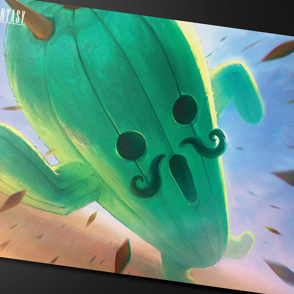 (UP) - Playmat - MTG Final Fantasy - Jumbo Cactuar*