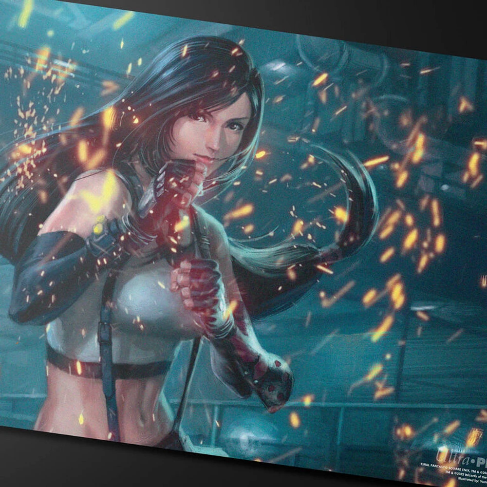 (UP) - Playmat - MTG Final Fantasy - Tifa, Martial Artist*